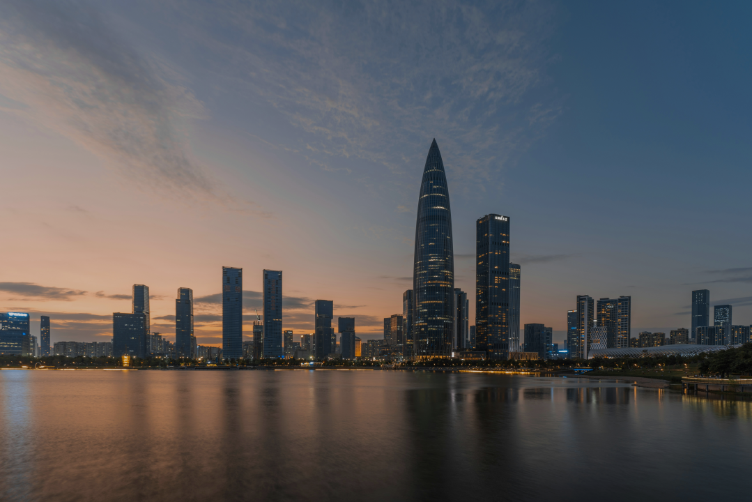 深圳湾城市天际线